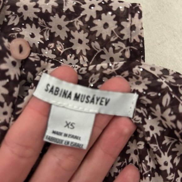 Sabina Musayev Ruffled Camisole Blouse - Picture 5 of 5